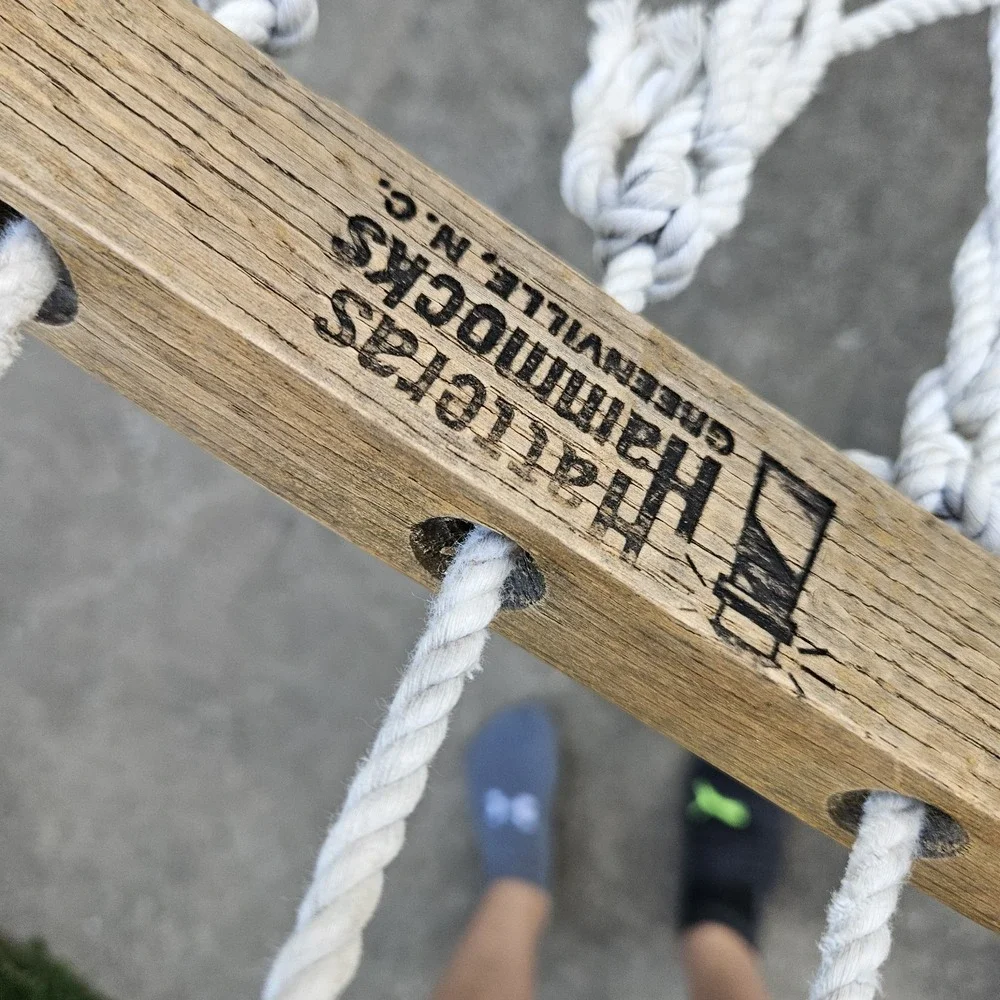 Genuine‎ Hatteras Large 6 Ft Dura Cord Rope Hammock Beige